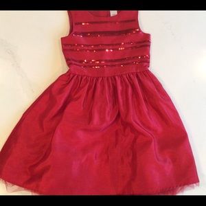 Gymboree Red Dress With Sequins